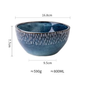 Star Sky Feeling Antique Ceramic Bowl