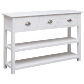 Sideboard White 45.3"x11.8"x29.9" Wood