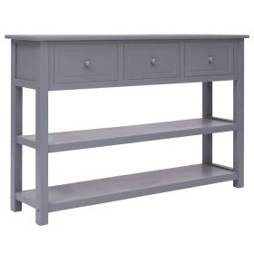 Sideboard Gray 45.3"x11.8"x29.9" Wood