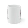 I Love Punk Rock Skeleton Hand Mug