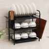 Dish Rack Drain Rack Kitchen Product Shelf Tableware Storage Box Dry The Dish Rack Dish Rack Dinnerware Storage Shelf