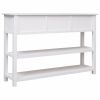 Sideboard White 45.3"x11.8"x29.9" Wood