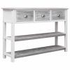 Sideboard Antique Gray 45.3"x11.8"x29.9" Wood