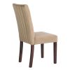 Upholstered Dining Chairs Set of 2 Modern Side Chair Accent Chair for Living Room; Dining Room - TAUPE