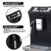 Fully Automatic Espresso Machine w/ Milk Frother;  Black