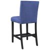 4 Pieces Wooden Counter Height Upholstered Dining Chairs for Small Places