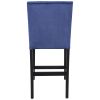 4 Pieces Wooden Counter Height Upholstered Dining Chairs for Small Places