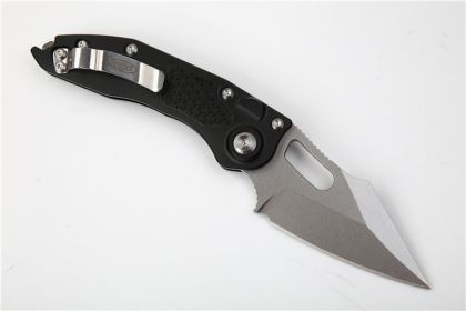 High Hardness Aviation Aluminum Alloy Folding Knife (Color: Black)