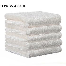 Anti-grease Wiping Rags Kitchen Soft Super Absorbent Bamboo Microfiber Cleaning Cloth Home Washing Dish Kitchen Cleaning Towel (Color: 27 x 30CM)