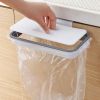 Portable Plastic Garbage Hanging Bag Kitchen Trash Storage Rack Bag Hook Scouring Pad Dry Shelf Holder Kitchen Organzier