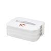 1pc 4-Layer Food Storage Containers; Food Storage Containers With Lids Dumpling Storage Box; Good Sealing; Stackable Dumpling Food Containers