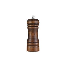 Pepper grinder Japanese wooden black pepper grinding bottle manual household grinding sea salt powder pepper grinding bottle (Specifications: (Recommended) Oak short style)