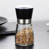 Pepper grinder Japanese wooden black pepper grinding bottle manual household grinding sea salt powder pepper grinding bottle