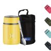 25oz Food Flask;  Office Outdoor Food Thermos;  750ML Portable Stainless Steel Food Soup Containers;  Vacuum Insulated Food Flasks Thermocup