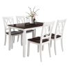 Dining Table Set Home Kitchen Table and Chairs Wood Dining Set