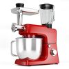 Home Multi-Functional 3-in-1 6-Speed Tilt-Head Food Stand Mixer