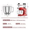 Home Multi-Functional 3-in-1 6-Speed Tilt-Head Food Stand Mixer