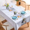 Benzhi Nordic embroidery printed tablecloth wholesale waterproof oil proof washfree rectangular pvc tablecloth table mat net red