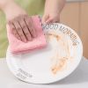 Thickened kitchen cleaning dishcloth; fish scale cloth; dish towel; disposable towel