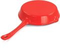 MegaChef Enameled Round 8 Inch PreSeasoned Cast Iron Frying Pan