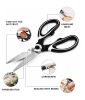 Multifunctional household stainless steel scissors