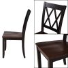 Dining Table Set Home Kitchen Table and Chairs Wood Dining Set