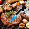 Culinary Butane Torch Lighter Refillable Blow Torch Adjustable Flame Kitchen Cooking BBQ Torch  (Gas Not Included)