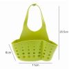 Home Storage Drain Basket Kitchen Sink Holder Adjustable Soap Sponge Shlf Hanging Drain Basket Bag Kitchen Accessories