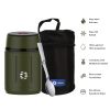 25oz Food Flask;  Office Outdoor Food Thermos;  750ML Portable Stainless Steel Food Soup Containers;  Vacuum Insulated Food Flasks Thermocup